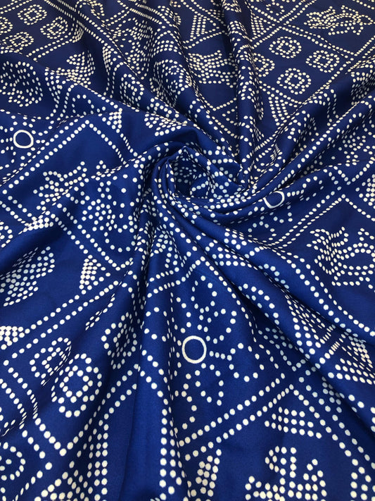 ROYAL BLUE BANDHINI ᴄᴜꜱᴛᴏᴍ