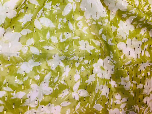 gold butta mono lemon floral