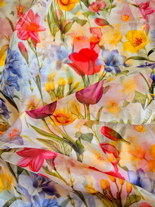 TULIPS ORGANZA 44inches