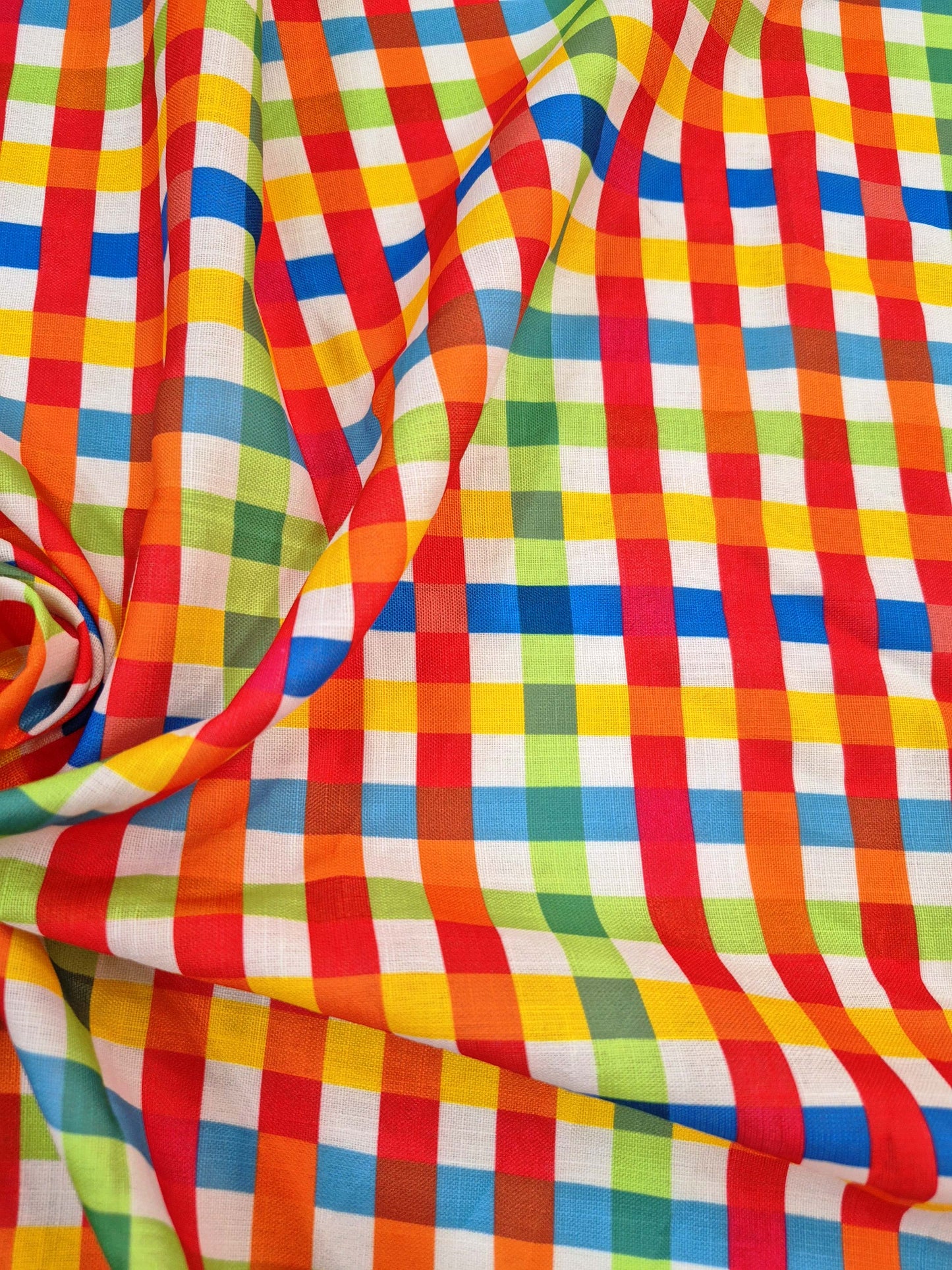 MULTI COLOR CHECKS (LINEN)