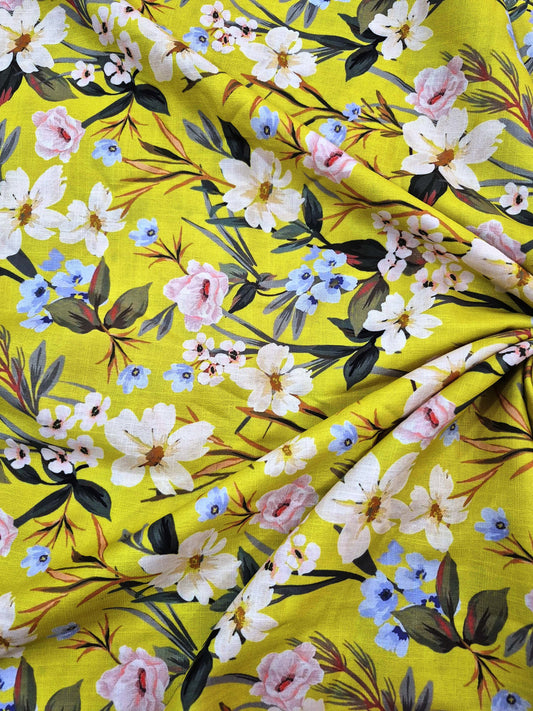 YELLOW FLOWER (LINEN)