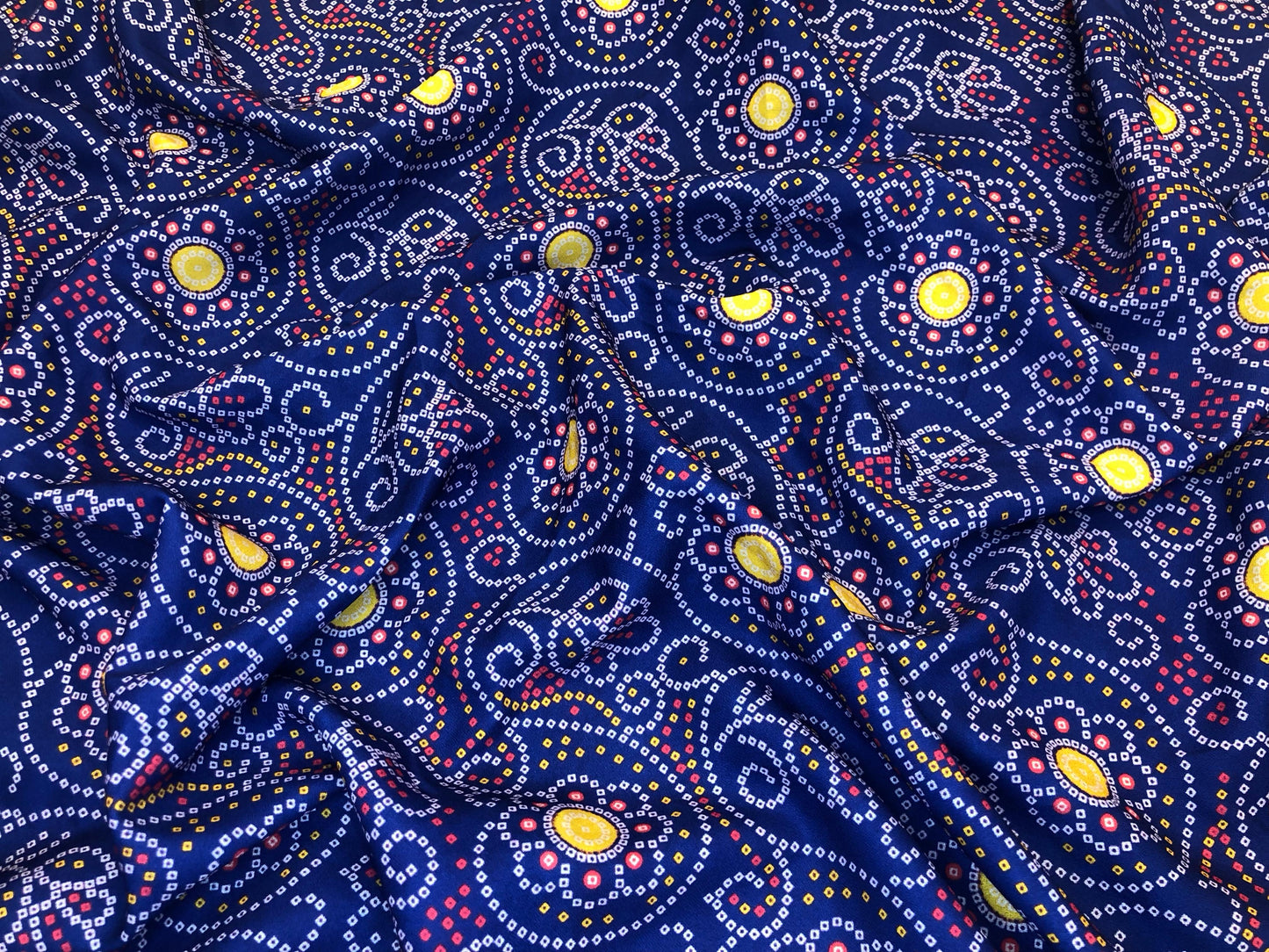 BLUE DOTTED BANDHINI ᴄᴜꜱᴛᴏᴍ