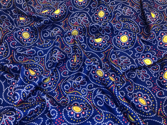 BLUE DOTTED BANDHINI ᴄᴜꜱᴛᴏᴍ