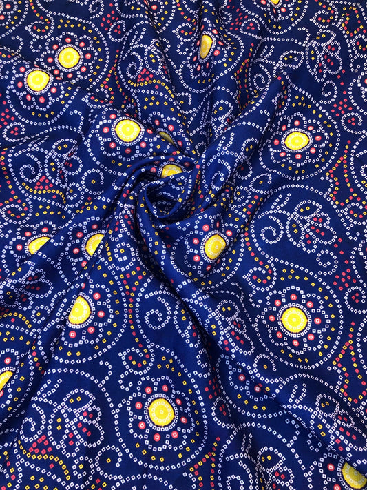 BLUE DOTTED BANDHINI ᴄᴜꜱᴛᴏᴍ