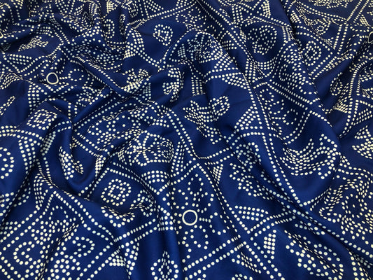 ROYAL BLUE BANDHINI ᴄᴜꜱᴛᴏᴍ