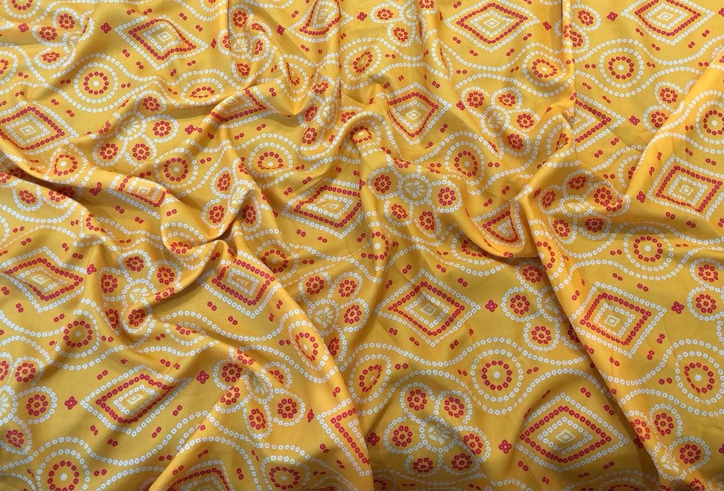 YELLOW JAIPUR BANDHINI ᴄᴜꜱᴛᴏᴍ