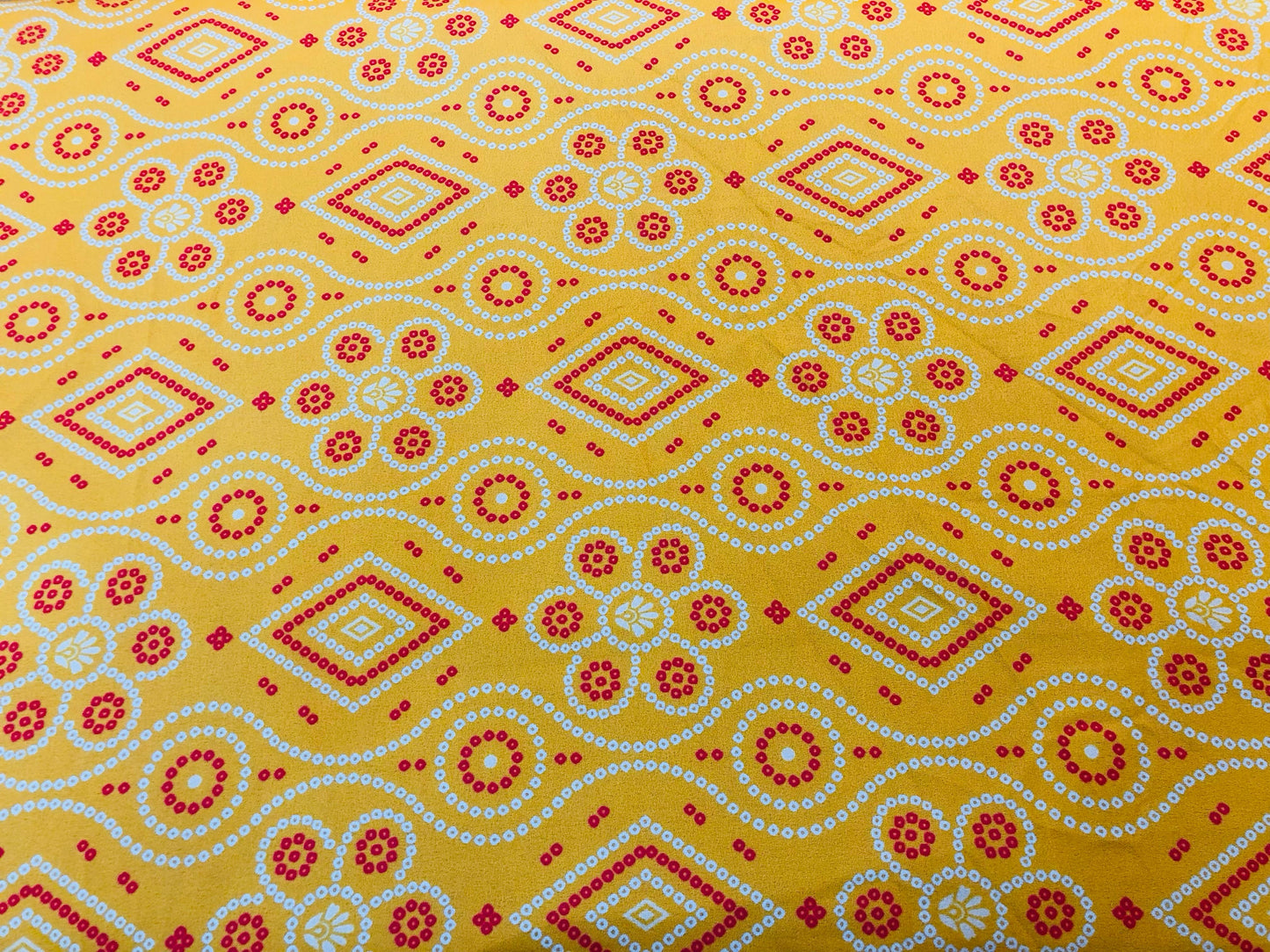 YELLOW JAIPUR BANDHINI ᴄᴜꜱᴛᴏᴍ