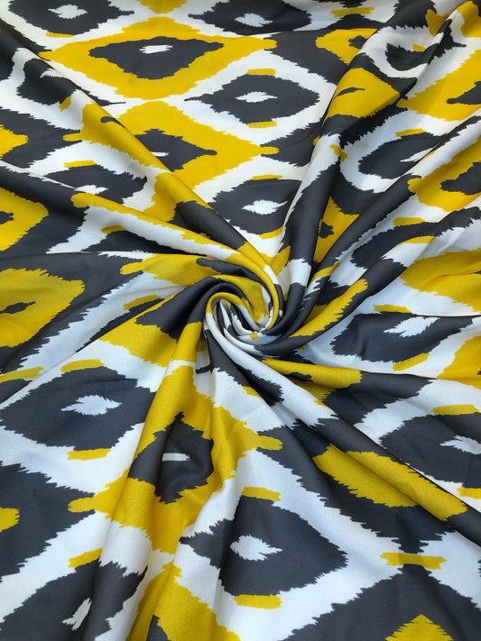 YELLOW GREY IKKAT ᴄᴜꜱᴛᴏᴍ