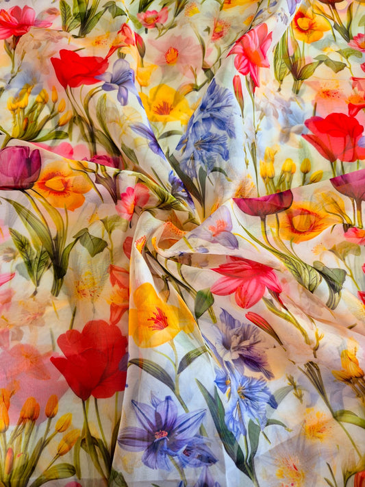 TULIPS ORGANZA 44inches
