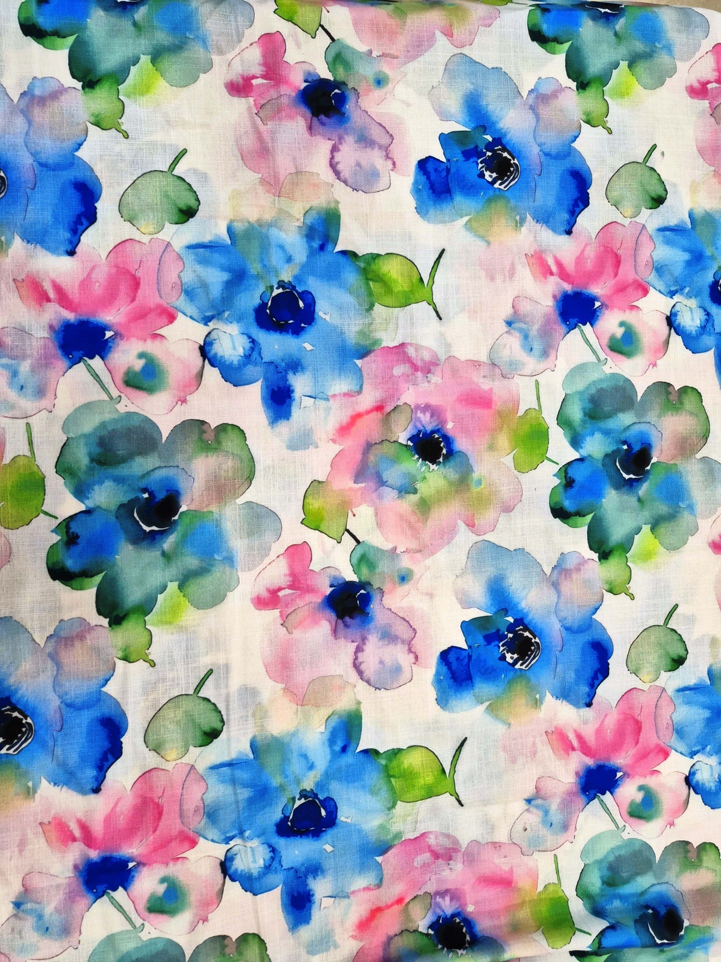 WATERCOLOR FLORAL DREAMS (LINEN)