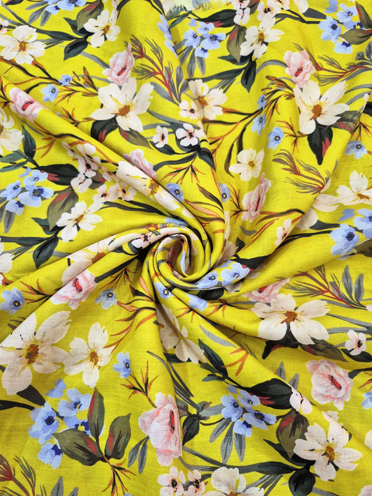YELLOW FLOWER (LINEN)